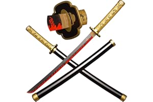 ACTASITEMS Japanese Anime Cosplay Prop Wooden Sword - 78cm, Katana -Tsugikuni Yoriichi
