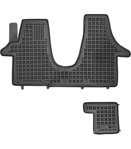 M MOTOS Auto-vloermatten van rubber voor Volkswagen T-Roc vanaf 2017 Maak uw reis comfortabeler met antislip automatten - vloermatten voor alle weersomstandigheden, bescherming tegen vuil