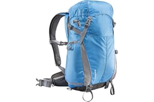 Mantona 20057 Elements Outdoor Rucksack (inkl. Regenschutzhülle, Laptop/Tabletfach, herausnehmbarer Kameratasche mit Tragegurt, geeignet für DSLR, Systemkamera, zwei Objektive und Kleinzubehör) blau, 490mm