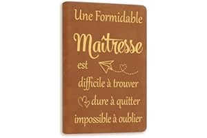 OZOSHINE Cadeau Maitresse D'École Fin D'année Carnet De Notes Enseignant Cahier Merci Maîtresse 2025 Cadeau Maitre Atsem Maternelle Nounou Professeur Directrice Collegue Institutrice Directeur D'École Tuteur