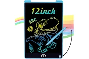NOBES Colourful LCD Writing Tablet Kids, 12 inch Drawing Tablet with Lock Key, Drawing Pad for Kids Toys Age 3+, Christmas Birthday Gifts (Blue)