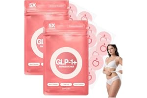 SBYHBHYDS 60 Units GLP1 Patches 5X Stronger Formula,GLP-1+ 12 Hour Extended Healthy Support,Improved Natural Ingredients Extracts Patch,Gentle Soothing Moisturizing Stickers for Women Body Care (30Pc/Box)