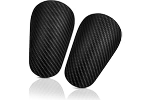 Dunkwckore Mini Espinilleras Futbol, 10 × 6cm, Gris Oscuro, 1 Par