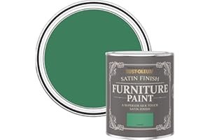 Rust-Oleum Green Furniture Paint in Satin Finish - Emerald Green Satin 750ml