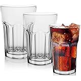 Konzept 11 - Wassergläser Set 6-teilig, Trinkgläser Set, 350ml Gläser Set Stapelbar- Perfekt für Saft, Wasser, Latte Macchiat