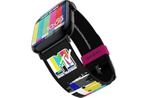 MOBYFOX MTV Rewind Smartwatch Armband - Offiziell lizenziert, kompatibel mit jeder Größe und Serie der Apple Watch (Uhr nicht enthalten)