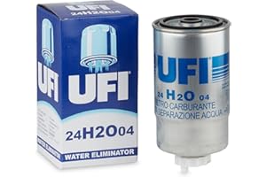 UFI Filters, Filtro Gasolio 24.H2O.04, Filtro Carburante per Ricambio, Adatto ad Auto, Applicabile su Diversi Modelli come Alfa Romeo, Fiat e lancia