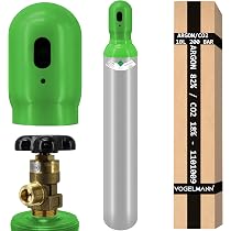10-Liter Argon 4.8 Gasflasche (99,998%) - 200 Bar, Für WIG/MIG-Schweißen, Wiederbefüllbar