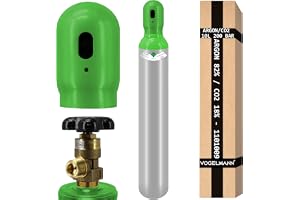 Gasflaska 10 liter, 200 bar, blandad gas, argon 82 % CO2 18 % skyddsgas för MIG/MAG svetsarbete, högkvalitativ svetsgas, åter