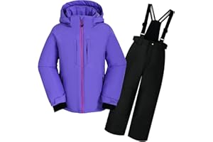 ODYSSEY-REFUGE OLIVER Mädchen-Schneeanzug Abnehmbarer Kapuzen-Skianzug Extra Wärme Winteranzug