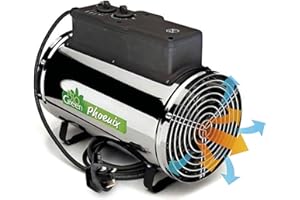 BIO GREEN Biogreen PHX 2.8/GB Phoenix Electric Fan Heater 1.0/ 1.8 /2.8KW