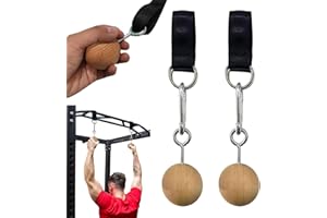 Gomice Bola para Tirar hacia Arriba - Empuñaduras Agarre para Escalada en Roca Power Ball - Pelota Agarre portátil Multiusos Que no se agrieta para el Entrenamiento la Espalda