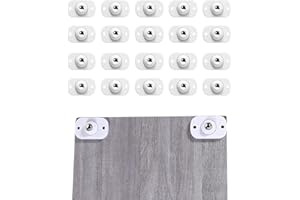 TPZORJX 20 Pezzi Ruote Girevoli Autoadesive,Mini Rotelle a Sfera per Mobili in Plastica,Ruote Adesivo Piroettanti con Rotazione 360 Gradi per Scatola Fai da Te,Piccoli Mobili,Contenitore di Stoccaggio