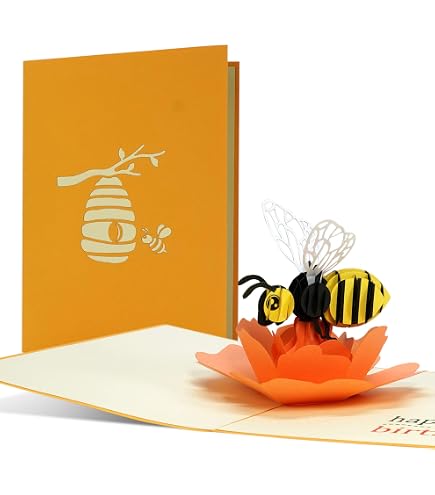 Ha Bee Birthday Card, Bee Card, Cute Bee Cards, Happy Birthday...