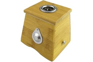 Winterworm Boîte de guérison en bambou pour Moxa Moxibustion Thérapie (un trou)