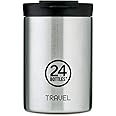 24Bottles Travel Tumbler Travel and Office Thermal Mug 350 ml/600 ml, 100% Airtight for Coffee and Tea (6 Hours Hot 12 Hours Cold), Ecological Stainless Steel Water Bottles with Italian Design