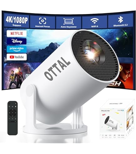 Miroir M220 HD Pro Portable 720p Projector; Auto Focus and