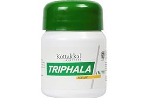 Kottakkal ayurveda® Triphala Tablet - 60 Nos, Improves General Strength & Dental Health - Pack of 1