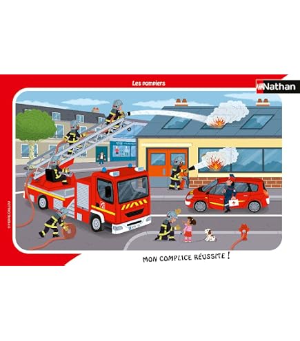 Nathan Rahmenpuzzle 15 Teile – Polizei-Motiv – Für Kinder Ab 3 Jahren