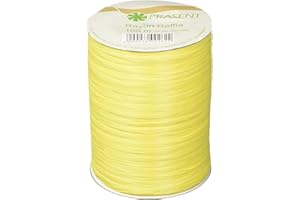 C.E. Pattberg Präsent - Rayon Raffia Biodegradable Ribbon Yellow 100 meter spool