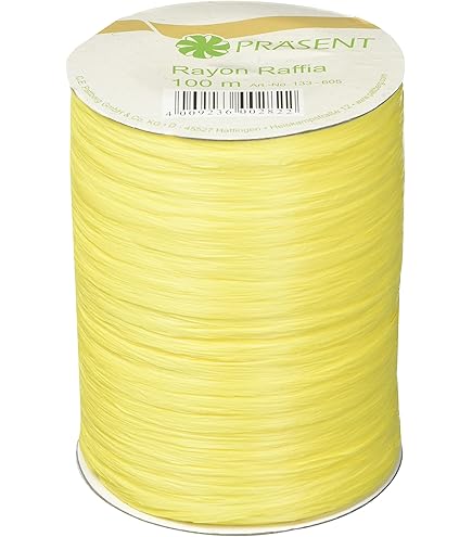 Rafia Opaca Glorex Grigia - Rotolo Da 100 Metri, Per Decorazioni Floreali E Artigianato - 12