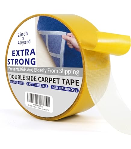 Nastro Biadesivo Forte Fabo - 5m X 50mm - Per Moquette, Tappeti E Decorazioni - Made In Italy - Foto 5