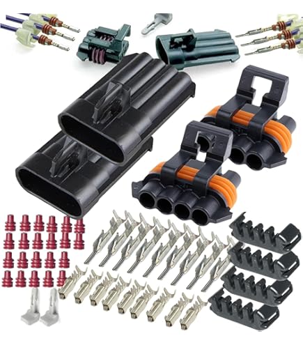 830Pcs 28value Automotive Car Electrical Pins Terminal Pins Auto Connectors Kit Metri Pack Pins Kit Malefemale Wire Connector Terminal Pins Wire Harness Wiring 061121518222863mm I3416980213 - View #8