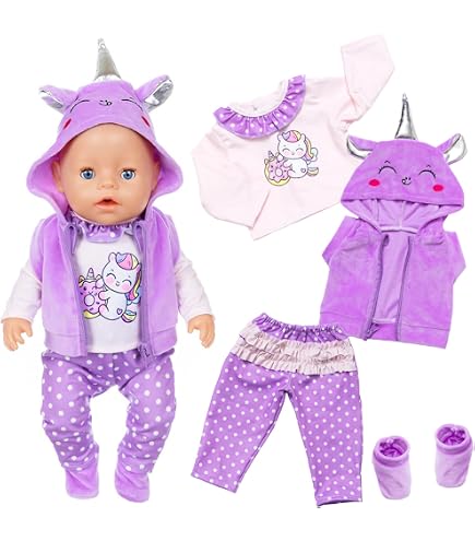Vêtement De Poupée Bébé ZIYIUI Vêtements De Poupée Pour New Born Baby