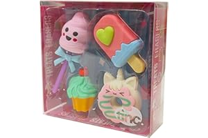 Tinc Sweet Treats Erasers Collection Pack for Kids - Use at School & Homework (S4TREAER)