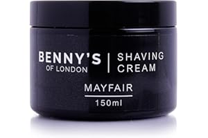 BENNY'S OF LONDON Shaving Cream | BENNY'S NEW MAYFAIR Inspired by Aventus | Perfect Shave | Hydrates & Rejuvenates | Premium Quality Ingredients | 100% Vegan | Made in The UK