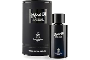 FRENCH ARABIAN PERFUMES Ana Arabic I am Arab100ml Eau de Parfum de French Arabian Perfume, perfumy unisex dla mężczyzn i kobiet, pikantny i drzewny aromat wetiwery z Haiti