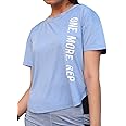 CHKOKKO Women Round Neck Dry Regular Fit Gym Sports Printed T-Shirt