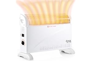 DONYER POWER Elektrische Konvektor-Heizung 2000W Raumheizung Sicher und effizient