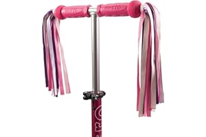 Micro Scooters | Eco Scooter/Bike Ribbons | Handlebar Streamers Tassels | Waterproof | Boys & Girls