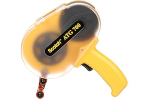 3M Scotch ATG Adhesive Transfer Tape Gun ATG700, Applicator, Model 19600, Yellow