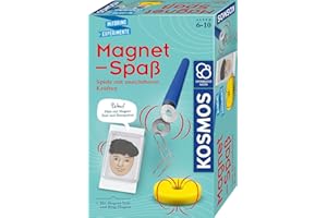 KOSMOS 658137 Magnet-Spaß, Entdecke in spannenden Experimenten spielerisch Magnetismus, mit Magnet-Stab und Ring-Magnet, Experimentierset für Kinder ab 6 bis 10 Jahre, Mitbringsel