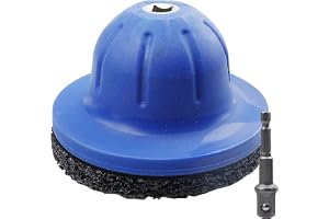 Nimblyne 150 mm hjulnav borste: Innerdiameter 90 mm hjulnavsslip, plastgrytslip för rengöring med 1/2-tums skiftnyckel för dä