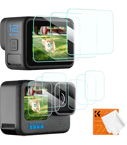 11PCS] Pellicola protettiva per GoPro Hero 9, compatibile con