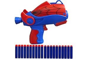 YAPARTIFA Spider Toys Kids Boy Gift,Boys Toy Age 3 4 5 6 7 8 9 10 11 12,Spider Shooters for Kids, Super Hero Toys Set 2 Kinds Soft Bullets (1Pcs)