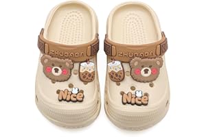 Vunavueya Mixte Enfant Sabots et Mules Clogs Chaussures de Jardin pour Garçon et Fille 21-31 EU