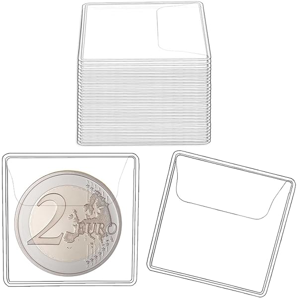 100 Pochettes Plastique Transparent Pour Billets + Boîte Rangement - Protection Collection Billets