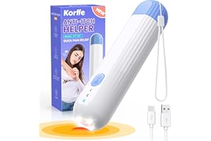 Korffe Dispositif soulageant Les piqûres et morsures d'insectes, Stylo réduit la démangeasion et Le gonflement, Rechargeable, sans Produits Chimiques - Idéal pour et Les Activités en Plein Air