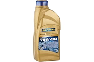 RAVENOL VSG SAE 75 W 90/vollsynthetisches getriebeoel Api GL 5/Api GL di 4, 1 Litri