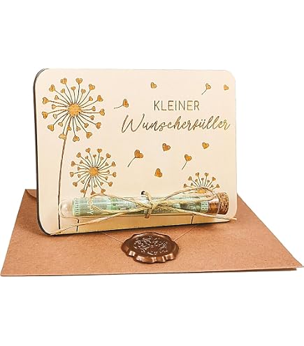 Regalo Soldi In Legno Fai Da Te Con Cornice Porta Banconote – Idea Regalo Originale Per Compleanno, Laurea O Matrimonio – Porta Regalo Personalizzato Con Clip Per Biglietti
