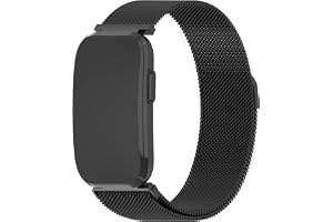 BoerHang Armband kompatibelt med Garmin CIRQA Smart Band, klockarmband i ett stycke i rostfritt stål, vattentätt och reptålig