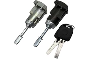 MCamooer Türzylinderschloss für Golf 4 3B0837167 linkes und rechtes Türschloss kompatibel mit Golf IV Bora Passat B5 Skoda Fabia 3B0837168