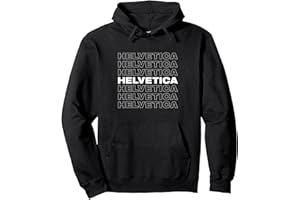 HELVETICA REPEATING DESIGN STUDIO Helvetica Sweat à Capuche