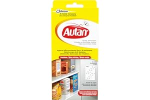 Autan Trappola Antitarme Alimentari, Elimina le Farfalline del Cibo, per Dispensa Cucina, Agisce Efficacemente fino a 8 Settimane, Inodore, 1 Confezione Contenente 2 Trappole Adesive