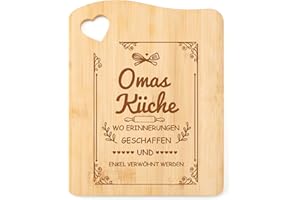 Tulolvae Oma Geschenk, Bambus Schneidebrett Weihnachtsgeschenke für Beste Oma, Weihnachten Ostern Muttertag Geburtstag Geschenke, Ostergeschenke Muttertagsgeschenke Geburtstagsgeschenk Von Enkel