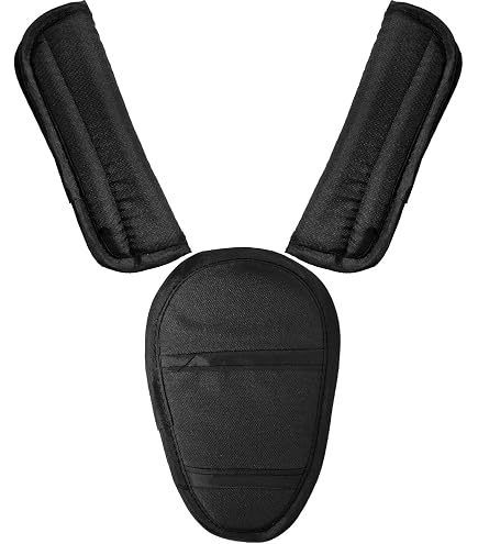 3 Pièces Housse Ceinture Sécurité Bébé - Coussin Épaules Voiture Enfant Noir